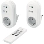 Funksteckdosen 2er-Set, weiß