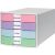 Schubladenbox IMPULS, 4 Schubladen, geschlossen, weiß/pastell farbig, (H x B x T) 235 x 280 x 368 mm