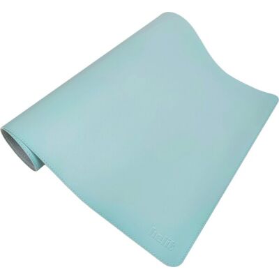 Schreibunterlage the flat mat, (L x H) 600 x 350 mm, Kunststoff, rollbar, hellblau