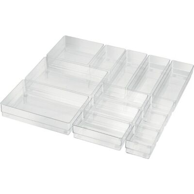 Schubladen-Organizer the organizer, 13-teilig, Kunststoff, transparent