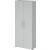 Flügeltürenschrank 4100, 1880 x 800 x 346 mm, 5 Ordnerhöhen, 4 Fachböden, grau/grau