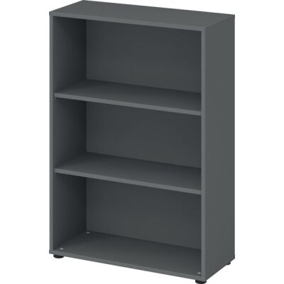 Regal 4500, (H x B x T) 1144 x 800 x 330 mm, 3 Ordnerhöhen, graphit