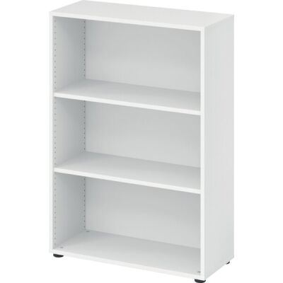 Regal 4500, (H x B x T) 1144 x 800 x 330 mm, 3 Ordnerhöhen, weiß