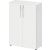 Flügeltürenschrank 450, 1144 x 800 x 346 mm, 3 Ordnerhöhen, 2 Fachböden, weiß/weiß
