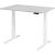Sitz-/Stehschreibtisch XDBK12, (H x B x T) 640-1290 x 1200 x 800 mm, C-Fuß-Gestell, elektrisch höhenverstellbar, grau/weiß