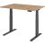 Sitz-/Stehschreibtisch XDBK12, (H x B x T) 640-1290 x 1200 x 800 mm, C-Fuß-Gestell, elektrisch höhenverstellbar, asteiche/graphit