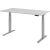 Sitz-/Stehschreibtisch XDBK16, (H x B x T) 640-1290 x 1600 x 800 mm, C-Fuß-Gestell, elektrisch höhenverstellbar, grau/silber
