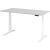 Sitz-/Stehschreibtisch XDBK16, (H x B x T) 640-1290 x 1600 x 800 mm, C-Fuß-Gestell, elektrisch höhenverstellbar, grau/weiß