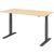 Sitz-/Stehschreibtisch XMKA16, (H x B x T) 700-1200 x 1600 x 800 mm, C-Fuß-Gestell, elektrisch höhenverstellbar, ahorn/graphit