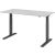 Sitz-/Stehschreibtisch XMKA16, (H x B x T) 700-1200 x 1600 x 800 mm, C-Fuß-Gestell, elektrisch höhenverstellbar, grau/graphit