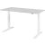 Sitz-/Stehschreibtisch XMKA16, (H x B x T) 700-1200 x 1600 x 800 mm, C-Fuß-Gestell, elektrisch höhenverstellbar, grau/weiß