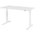 Sitz-/Stehschreibtisch XMKA16, (H x B x T) 700-1200 x 1600 x 800 mm, C-Fuß-Gestell, elektrisch höhenverstellbar, weiß/weiß