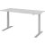 Sitz-/Stehschreibtisch XMKA19, (H x B x T) 700-1200 x 1800 x 800 mm, C-Fuß-Gestell, elektrisch höhenverstellbar, grau/silber