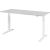 Sitz-/Stehschreibtisch XMKA19, (H x B x T) 700-1200 x 1800 x 800 mm, C-Fuß-Gestell, elektrisch höhenverstellbar, grau/weiß