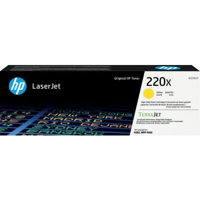 Toner Cartridge 220X, HP LaserJet, für 5.500 Seiten, gelb