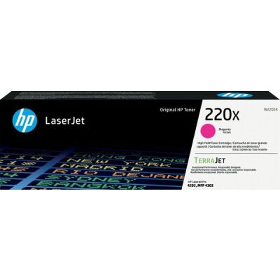 Toner Cartridge 220X, HP LaserJet, für 5.500 Seiten, magenta