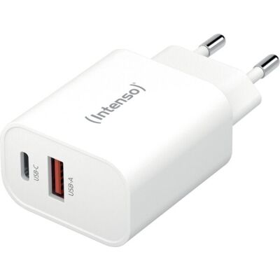 Schnellladegerät W30AC, USB-A / USB-C 30 Watt, 100-240 Volt, 50-60 Hz, USB Power Delivery PPS, PD3.0, QC 4.0, weiß