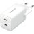 Schnellladegerät W40CC GaN, 2x USB-C, 40 W, 100-240 V, 50-60 Hz, USB Power Delivery PPS, PD3.0, QC 4.0, weiß