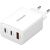 Schnellladegerät W65ACC GaN weiß 2x USB-C, 1x USB-A, 65 W, 100-240 V
