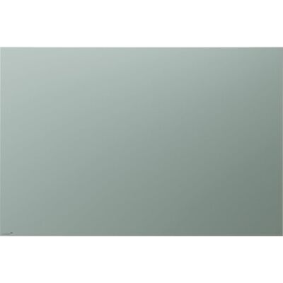 Glasboard, eckige Ausführung, matte Oberfläche, 100 x 200 cm, Sage Green