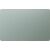 Glasboard, abgerundete Ecken, matte Oberfläche, 100 x 150 cm, Sage Green