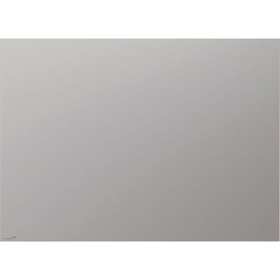 Glasboard, eckige Ausführung, matte Oberfläche, 90 x 120 cm, Warm Grey