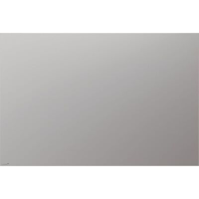 Glasboard, eckige Ausführung, matte Oberfläche, 100 x 200 cm, Warm Grey