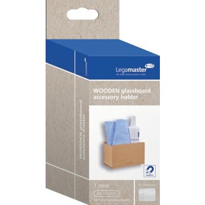 WOODEN Glasboard-Zubehörhalter magnetisch, aus lackierter Buche, max. Tragkraft: 400g