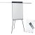Flipchart pro tripod, Whiteboard-Oberfläche lackierter Stahl, ausklappbare Seitenarme, magnetisch, trocken abwischbar, Dreibeinstativ