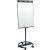 Flipchart easy tripod, Whiteboard-Oberfläche lackierter Stahl, für alle gängigen Papierblockformate, magnetisch, trocken abwischbar, Rundfuß