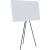 Flipchart SKETCH INFINITE tripod, rahmenlose Tafel, magnetisch, emailiert, magnetischer Papierhalter, Stiftablage, höhenverstellbar
