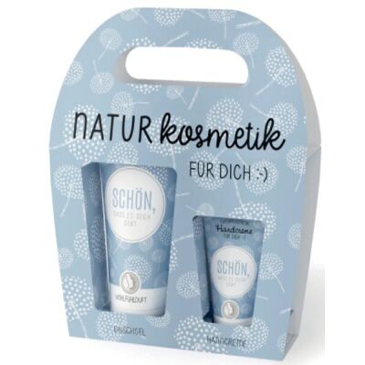 Naturkosmetikset Handcreme 30 ml + Duschgel 200 ml mit Motiv Pusteblume