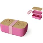 Brotdose 970ml 4-tlg, verschiebbarer Trennsteg, Motiv Katze