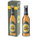 Bier 0,33l, untergäriges Lagerbier, Motiv Statt Blumen