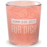 Teelicht, mit Grußfeld für persönliche...