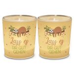 Teelicht, mit Grußfeld für persönliche...