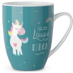 Porzellanbecher 250ml Motiv Einhorn