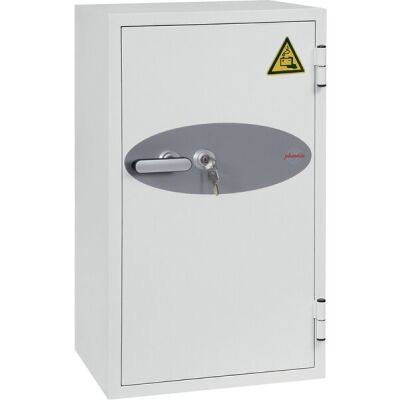 Tresor Battery Fighter, Schlüssel-Schloss, Volumen 162 Liter, weiß