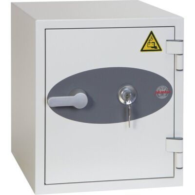 Tresor Battery Titan, Schlüssel-Schloss, Volumen 25 Liter, weiß