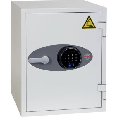 Tresor Battery Titan, Fingerabdruck-Schloss, Volumen 36 Liter, weiß