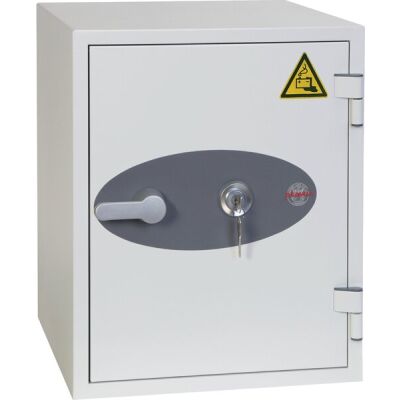 Tresor Battery Titan, Schlüssel-Schloss, Volumen 36 Liter, weiß