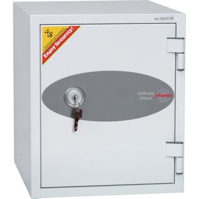 Tresor Datacare, Schlüssel-Schloss, Volumen 7 Liter, weiß