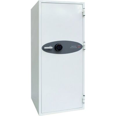 Tresor Data Commander, Fingerabdruck-Schloss, Volumen 228 Liter, weiß