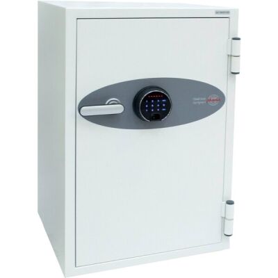 Tresor Fire Fighter, Fingerabdruck-Schloss, Volumen 84 Liter, weiß