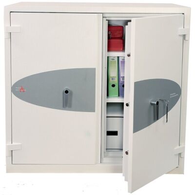 Tresor Fire Commander Pro, Schlüssel-Schloss, Volumen 445 Liter, weiß