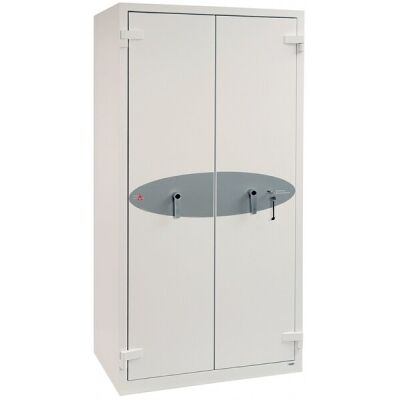 Tresor Fire Commander Pro, Schlüssel-Schloss, Volumen 549 Liter, weiß