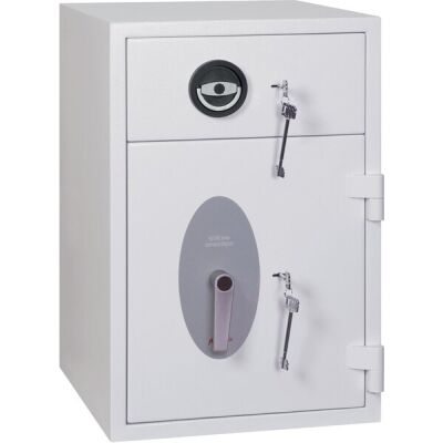 Tresor Diamond Deposit, Schlüssel-Schloss, Volumen 44 Liter, weiß
