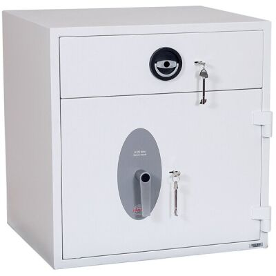 Tresor Diamond Deposit, Schlüssel-Schloss, Volumen 112 Liter, weiß