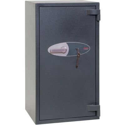 Sicherheitstresor Elara, Schlüssel-Schloss, Volumen 110 Liter, graphitgrau