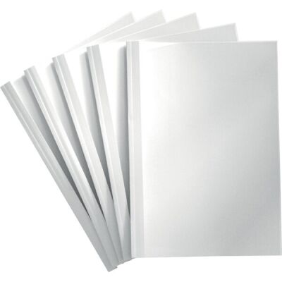 Thermobindemappen, Stärke 1,5 mm, Rückenblatt weiß